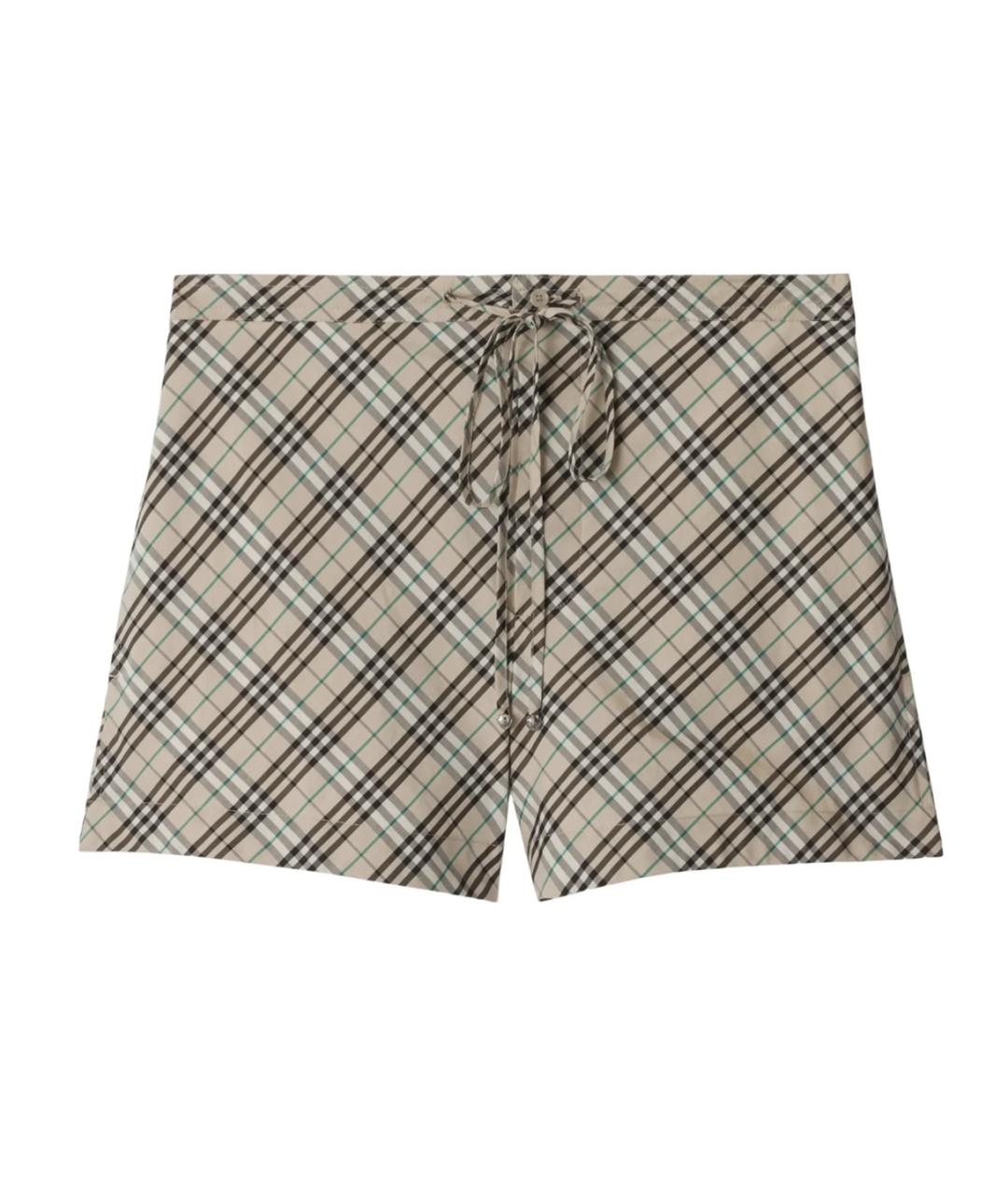 BURBERRY Мульти хлопковые шорты, фото 1