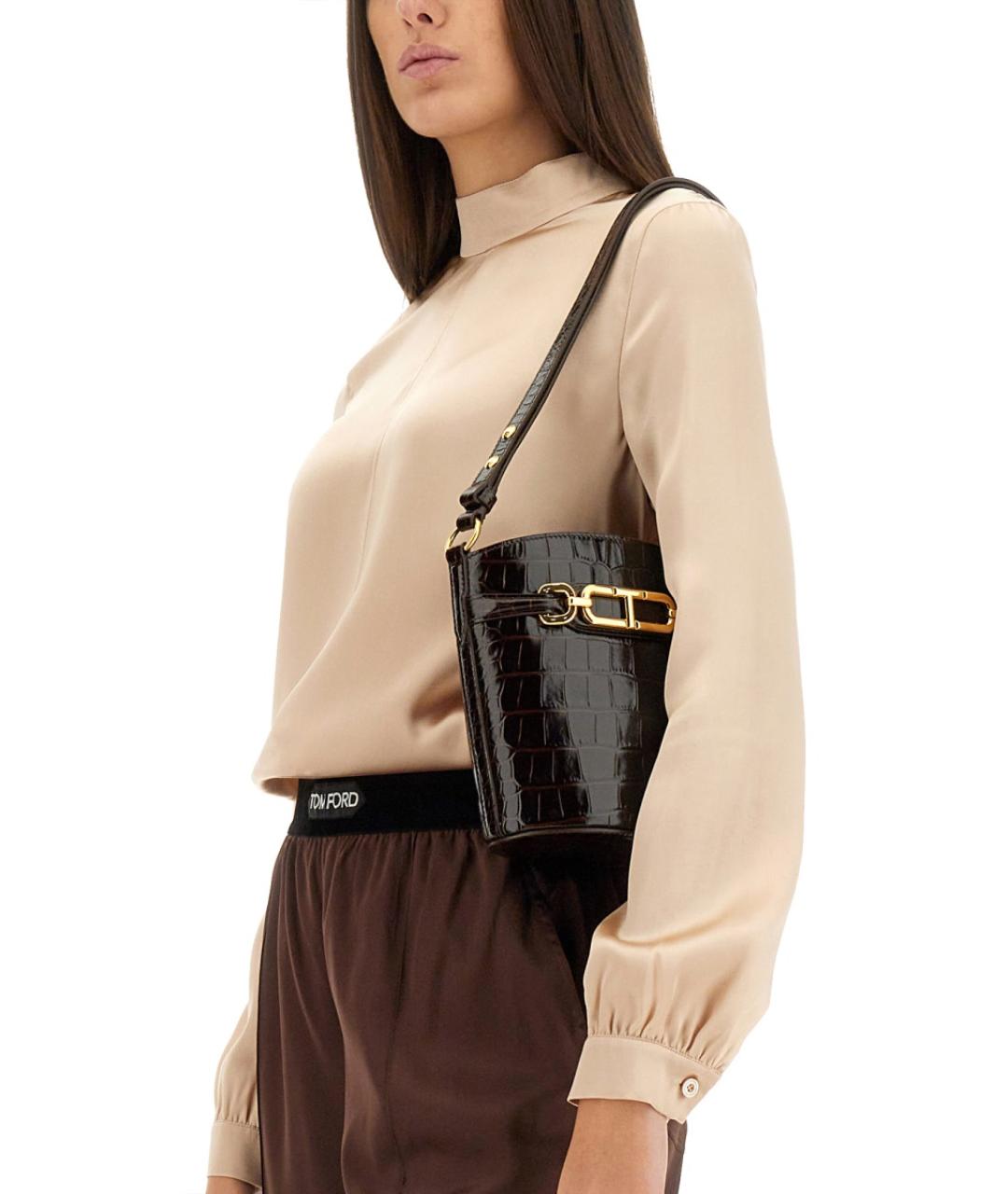 TOM FORD Розовая шелковая рубашка, фото 5