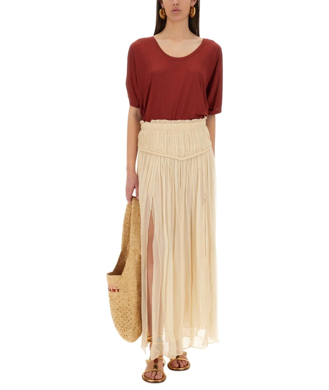 ISABEL MARANT Красная вискозная футболка, фото 3