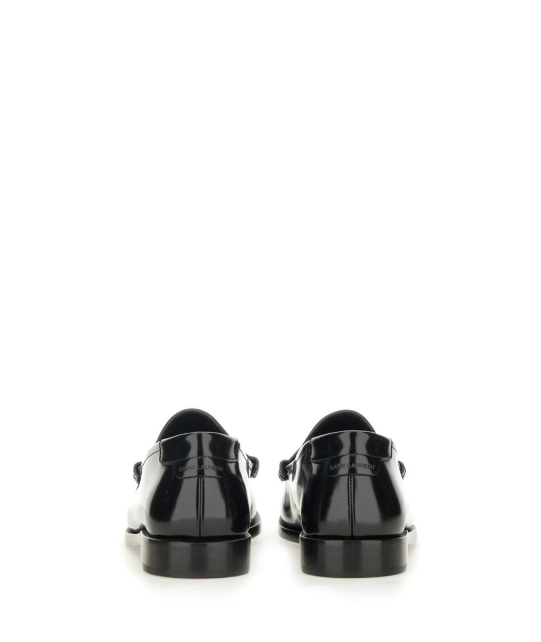 SAINT LAURENT Черные кожаные лоферы, фото 3