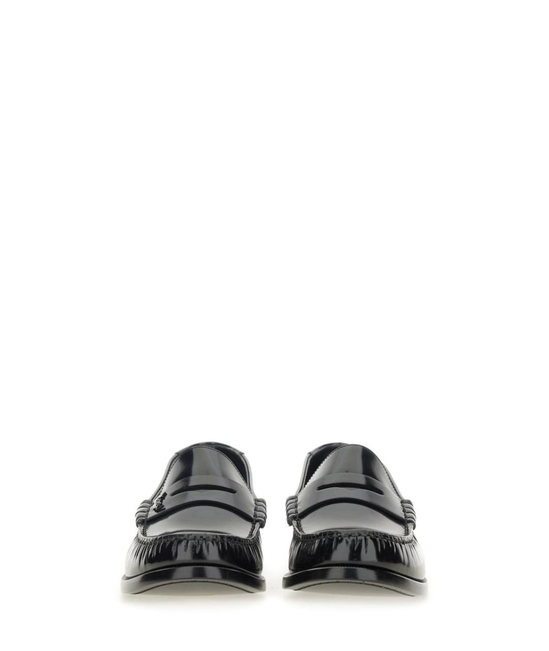 SAINT LAURENT Черные кожаные лоферы, фото 4