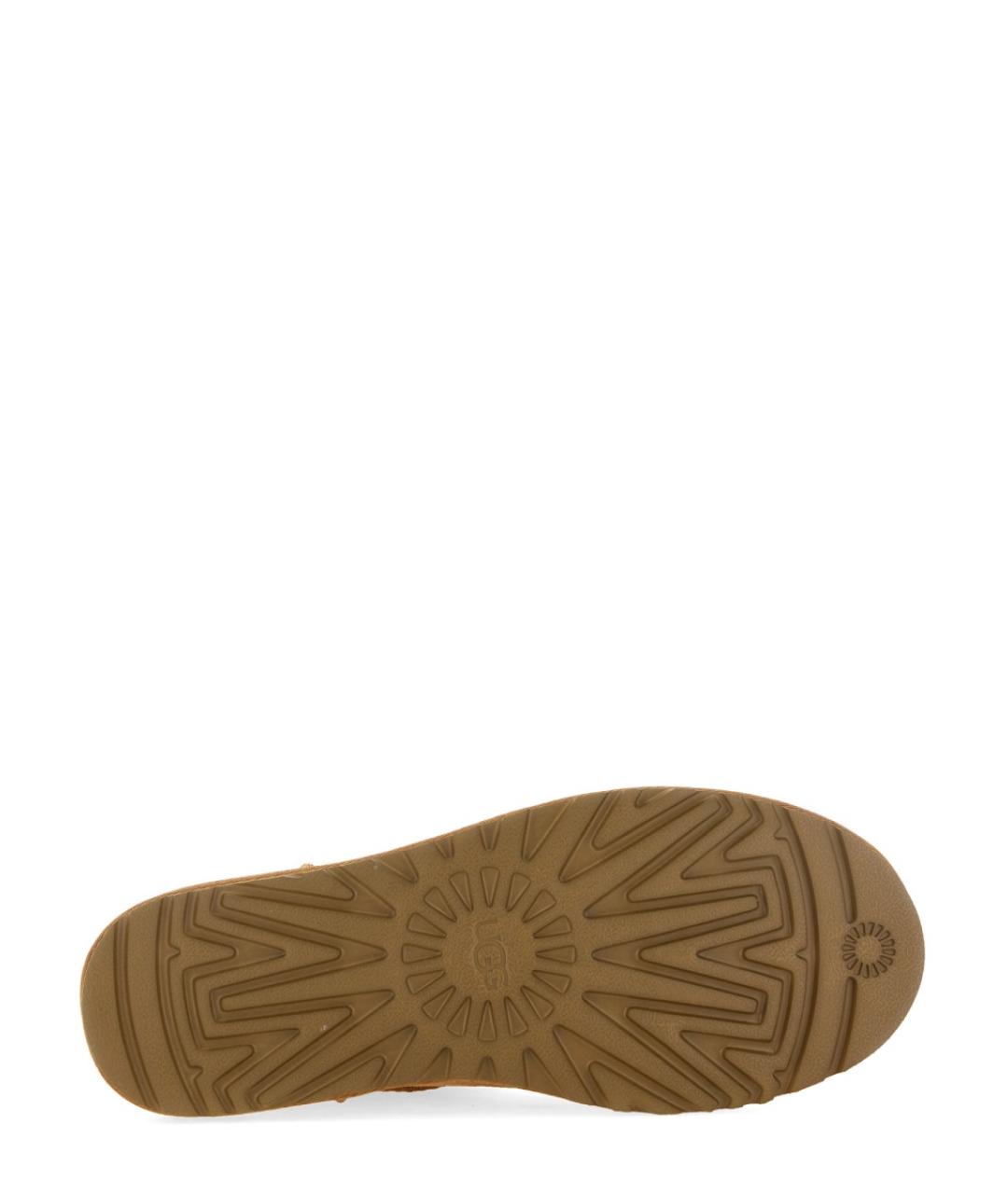 UGG AUSTRALIA Коричневые замшевые низкие ботинки, фото 5