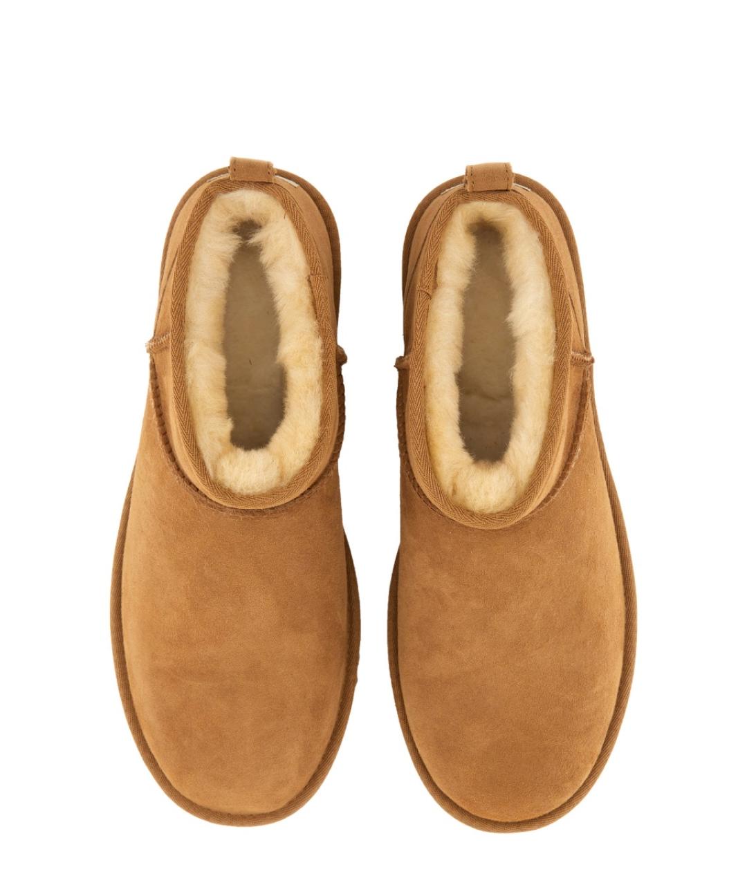 UGG AUSTRALIA Коричневые замшевые низкие ботинки, фото 6