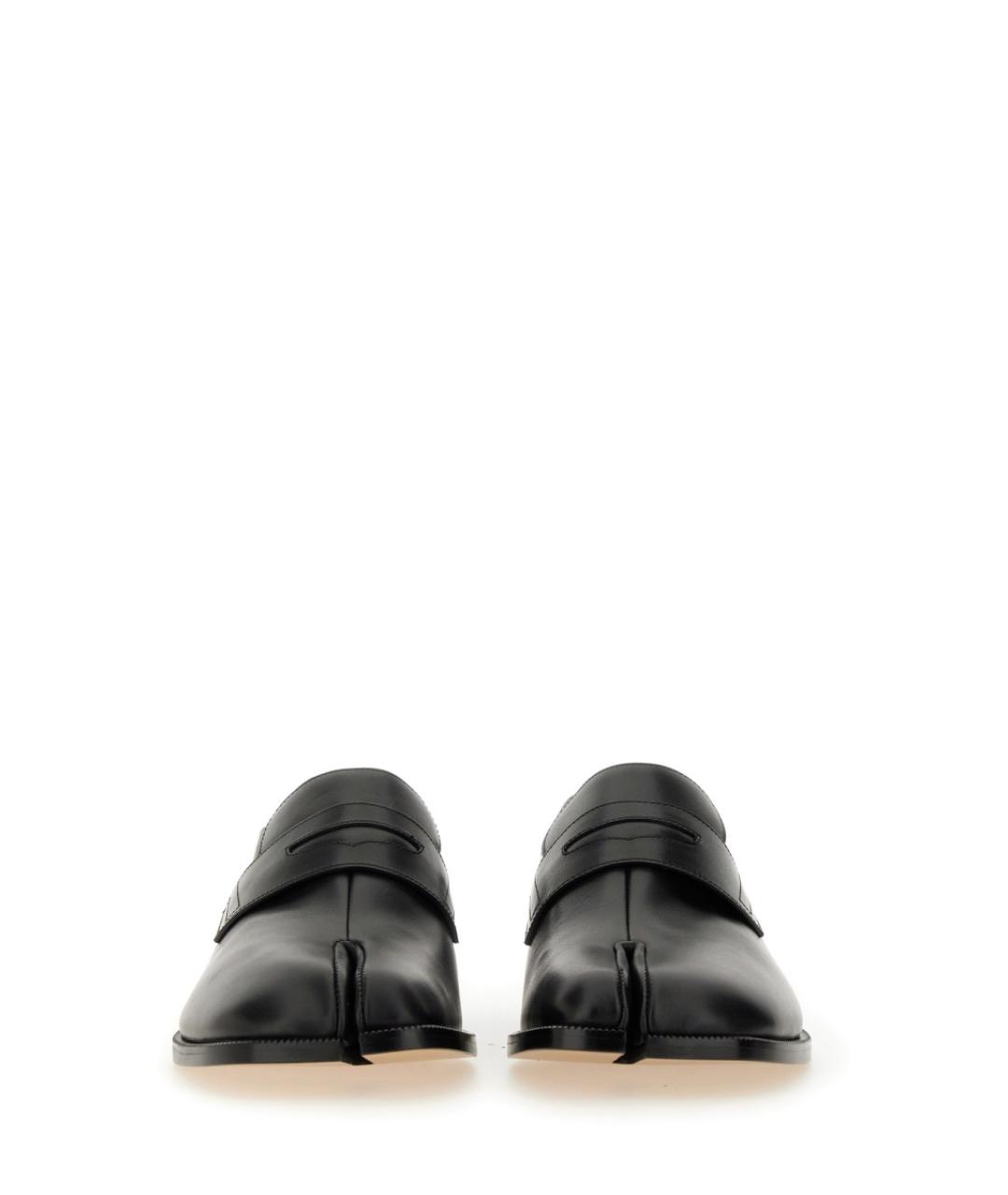 MAISON MARGIELA Черные кожаные лоферы, фото 5
