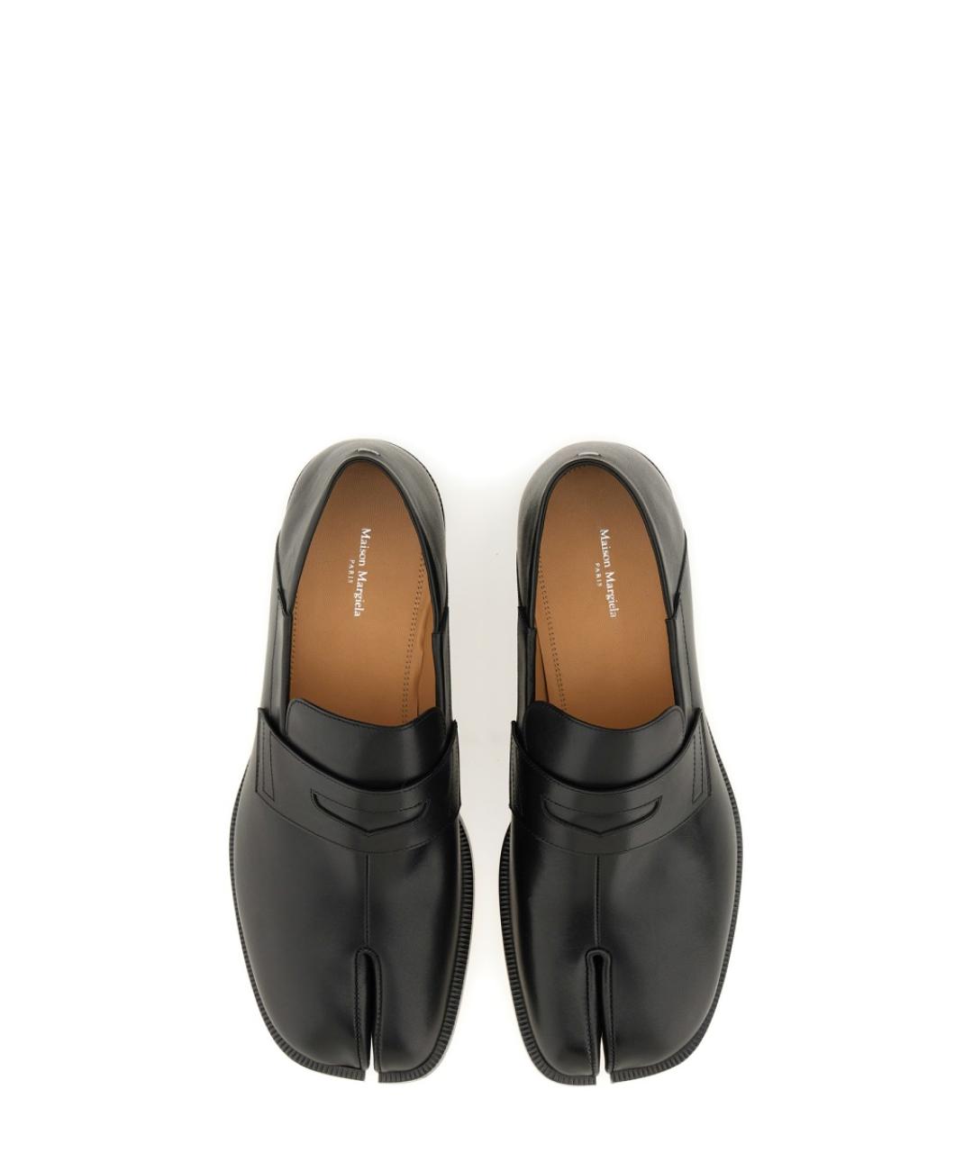 MAISON MARGIELA Черные кожаные лоферы, фото 4