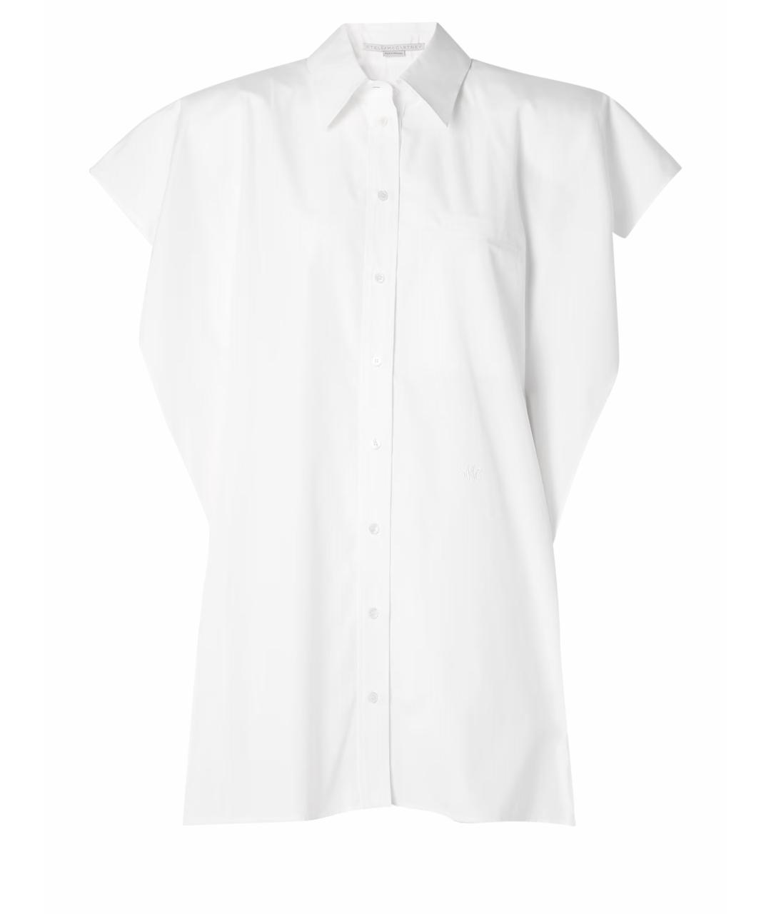 STELLA MCCARTNEY Белое хлопковое повседневное платье, фото 1