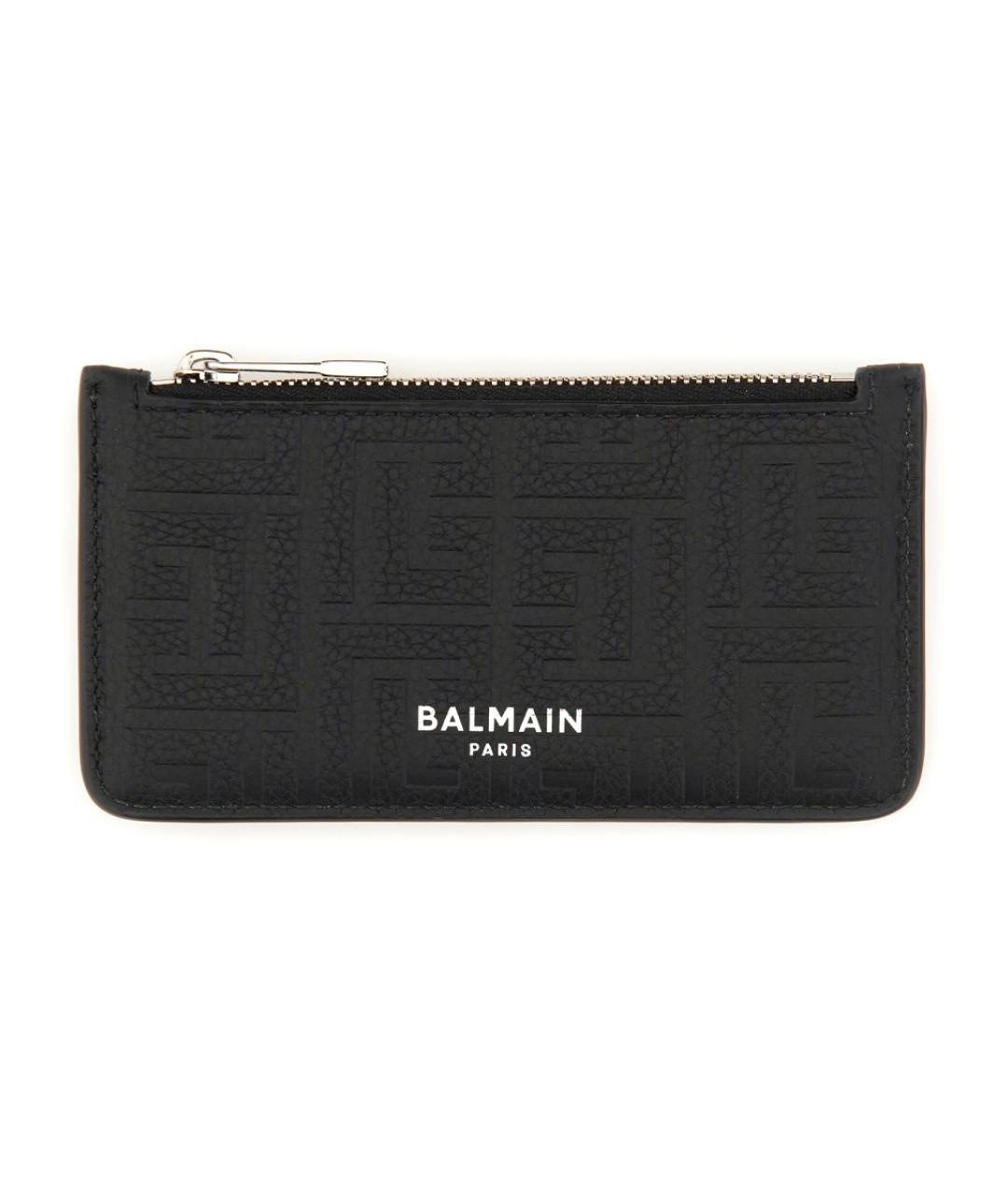 BALMAIN Черный кошелек, фото 1