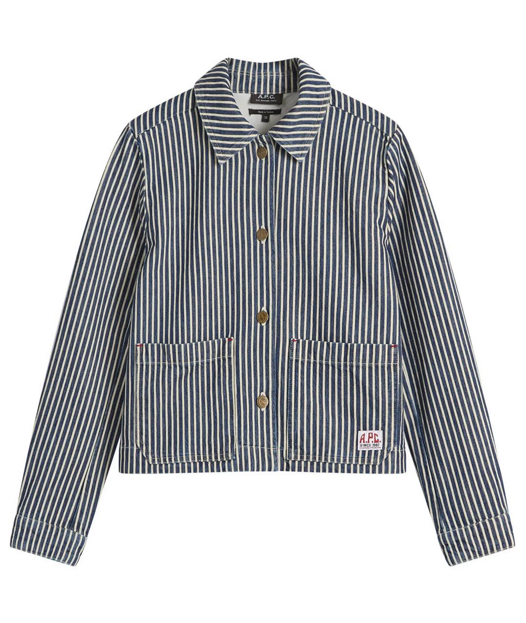 A.P.C. Синяя хлопковая куртка, фото 1