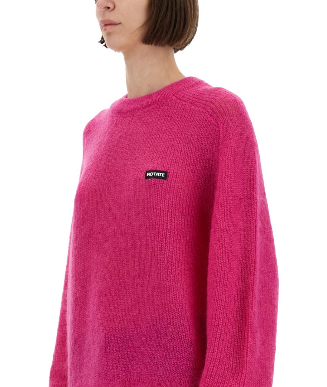 ROTATE Фуксия полиамидовый джемпер / свитер, фото 5