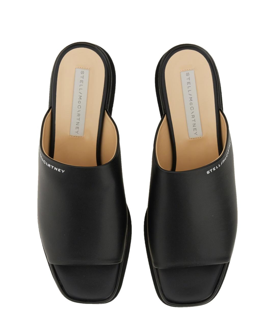 STELLA MCCARTNEY Черные шлепанцы, фото 2