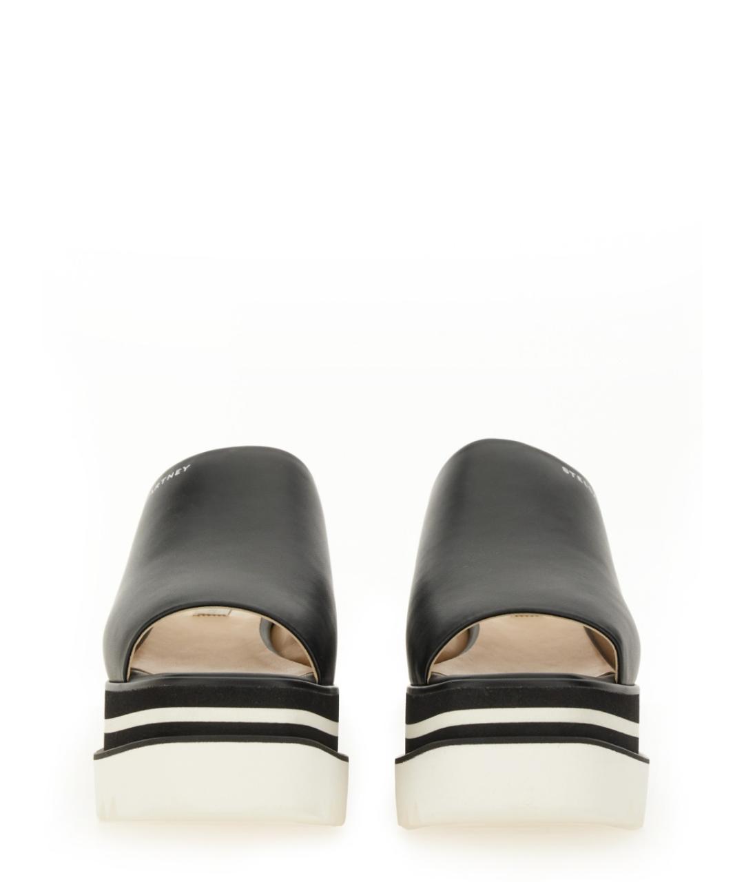 STELLA MCCARTNEY Черные шлепанцы, фото 6