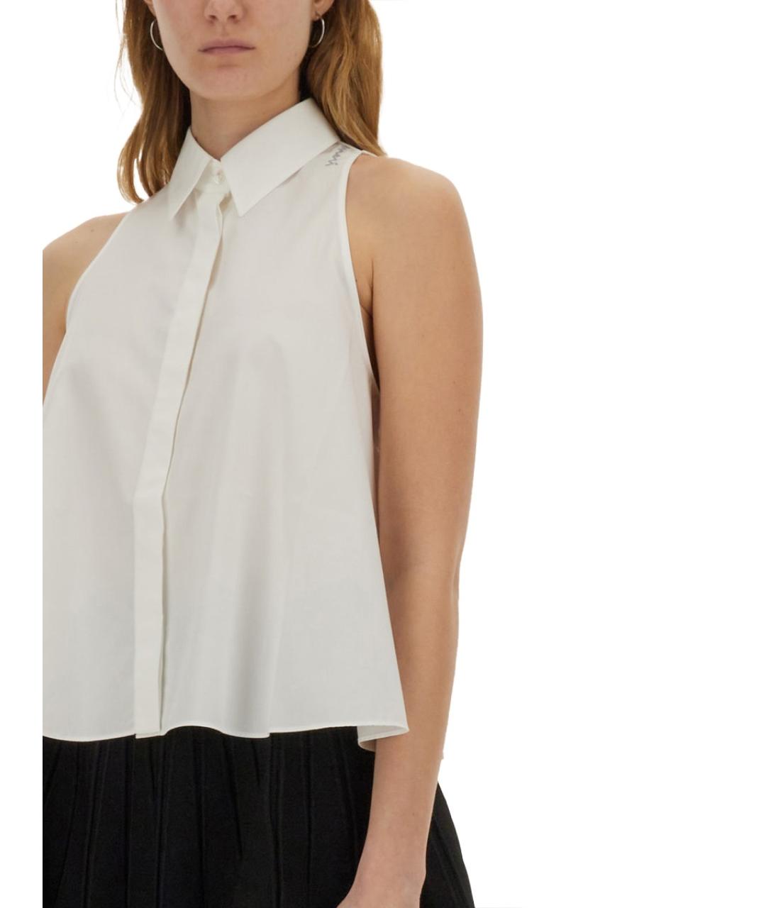 MARNI Белая хлопковая блузы, фото 4