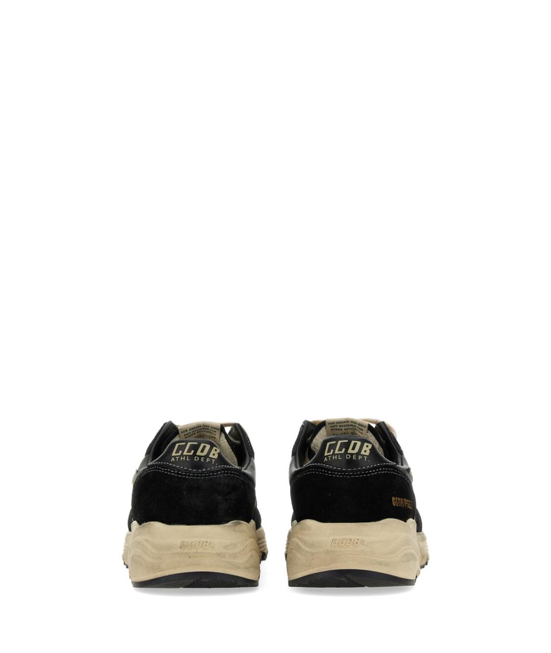 GOLDEN GOOSE DELUXE BRAND Черные кожаные кроссовки, фото 3