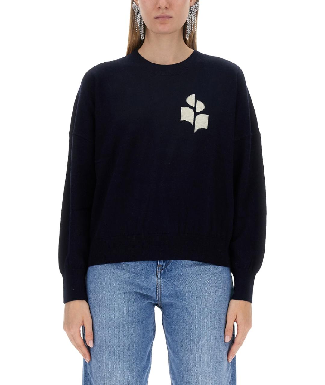 ISABEL MARANT ETOILE Синий хлопковый джемпер / свитер, фото 2