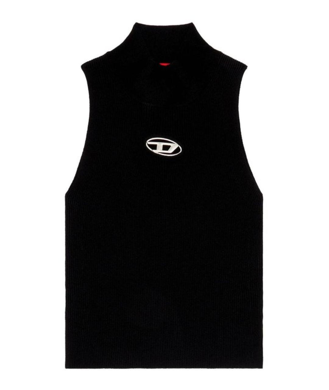 DIESEL Черная вискозная блузы, фото 1