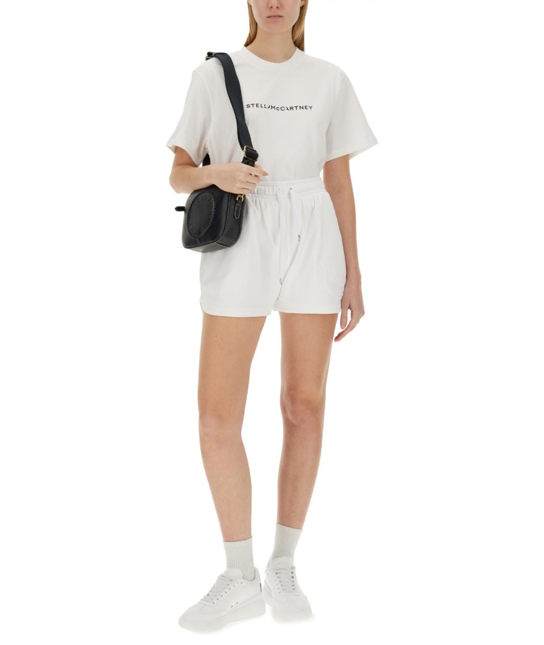 STELLA MCCARTNEY Белая хлопковая футболка, фото 3