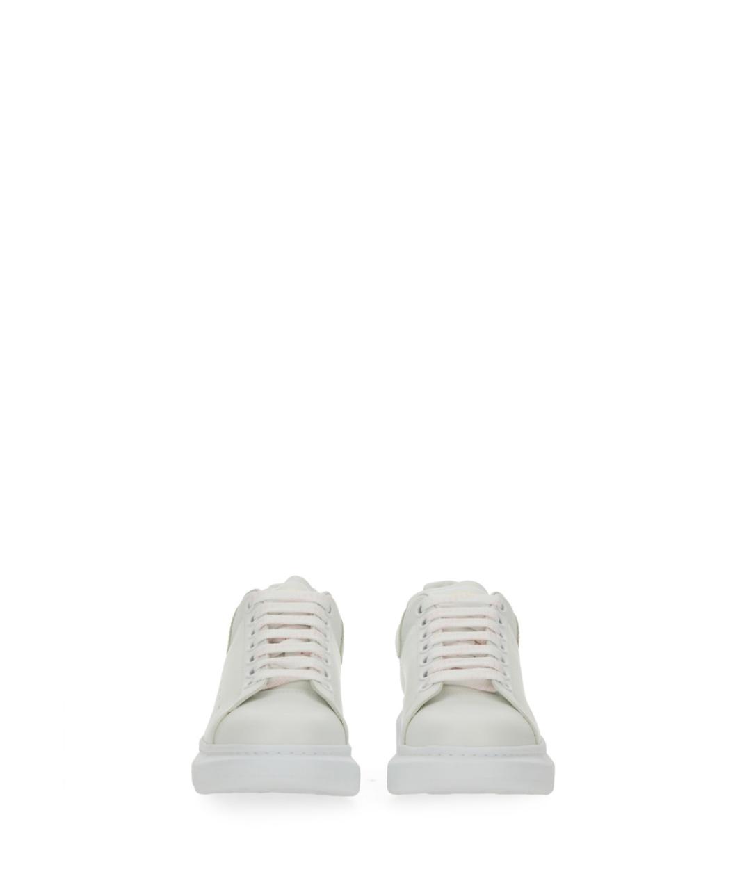 ALEXANDER MCQUEEN Белые кожаные кеды, фото 5