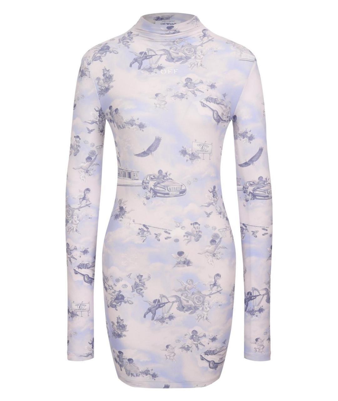 OFF-WHITE Мульти полиамидовое повседневное платье, фото 1