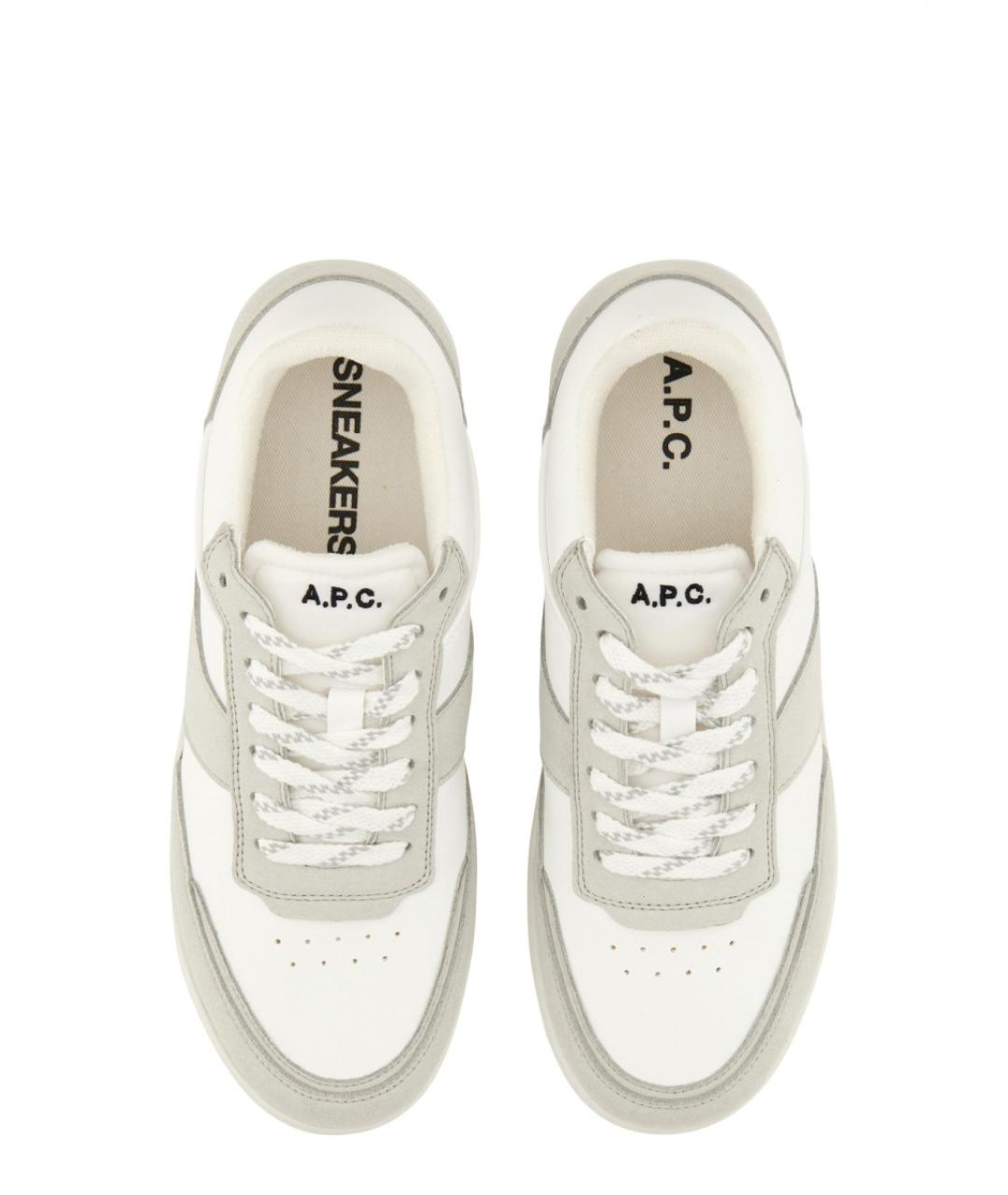 A.P.C. Белые кеды, фото 6