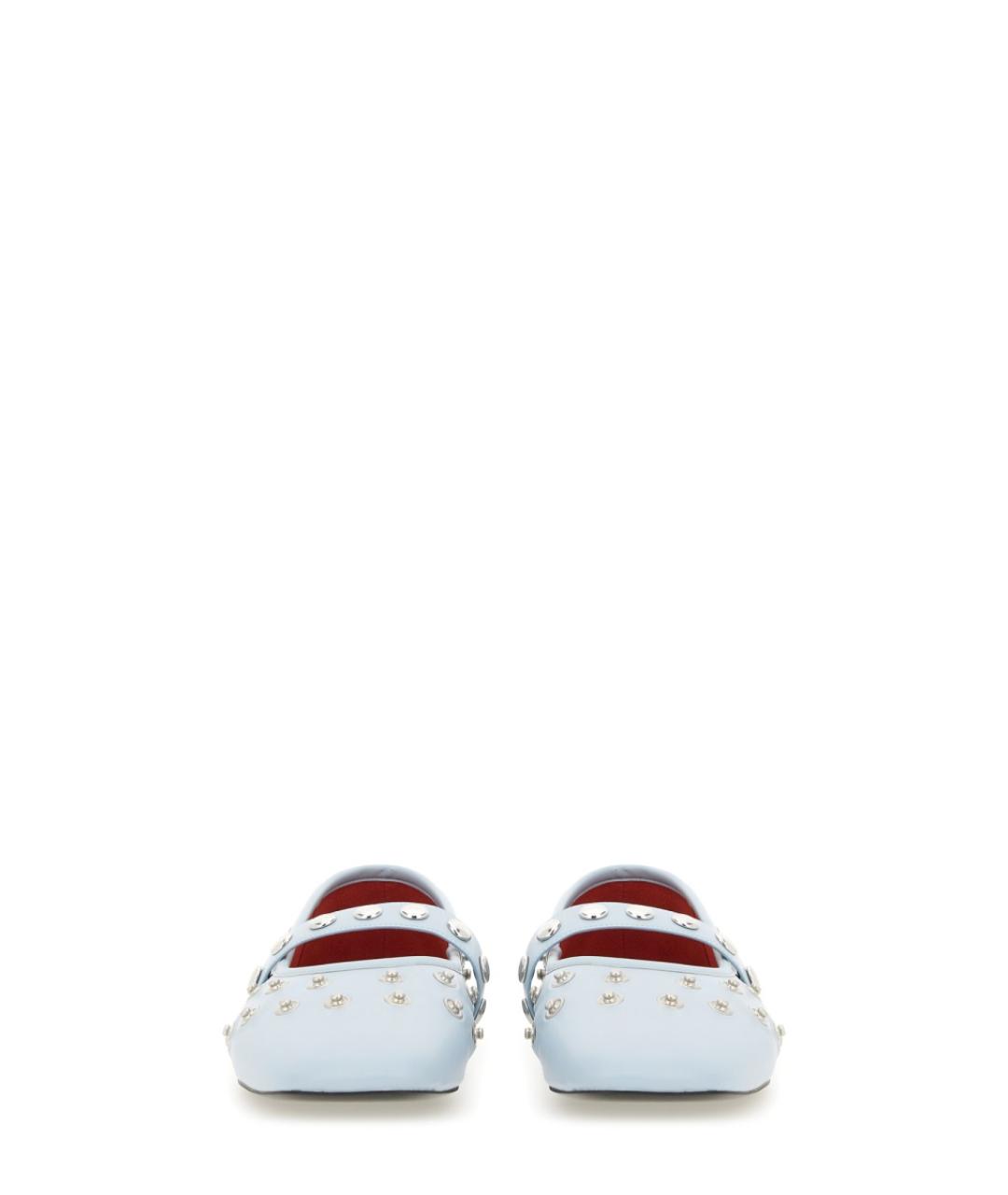STELLA MCCARTNEY Голубые синтетические балетки, фото 4