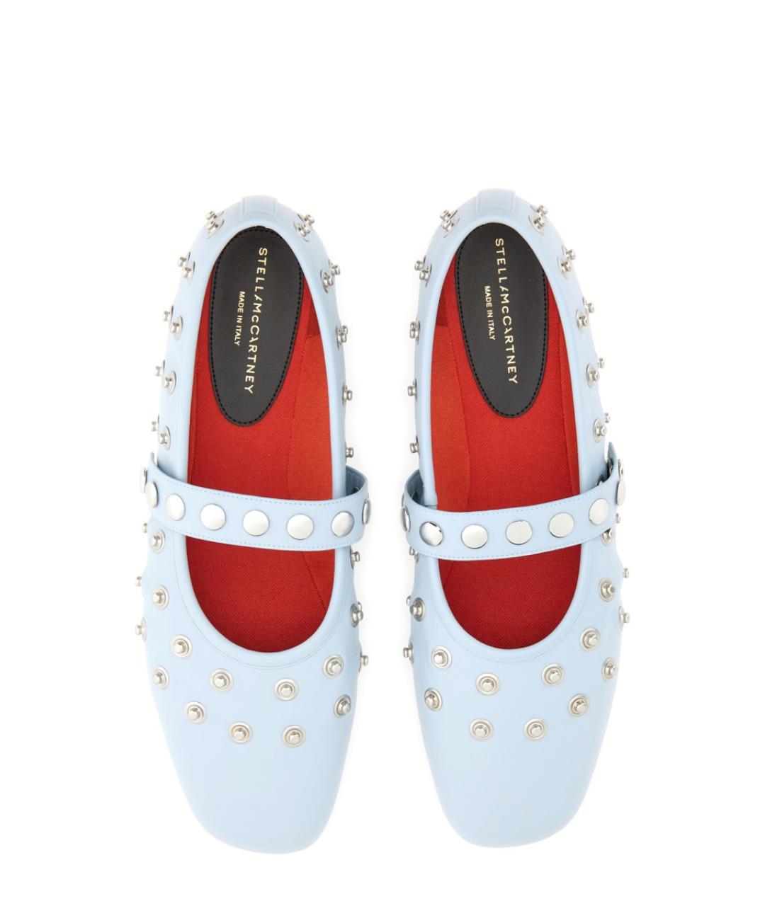 STELLA MCCARTNEY Голубые синтетические балетки, фото 6