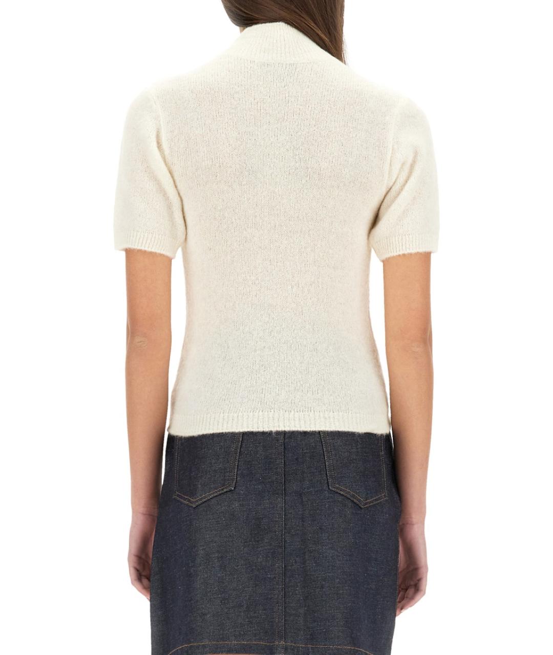 A.P.C. Белый шерстяной джемпер / свитер, фото 4