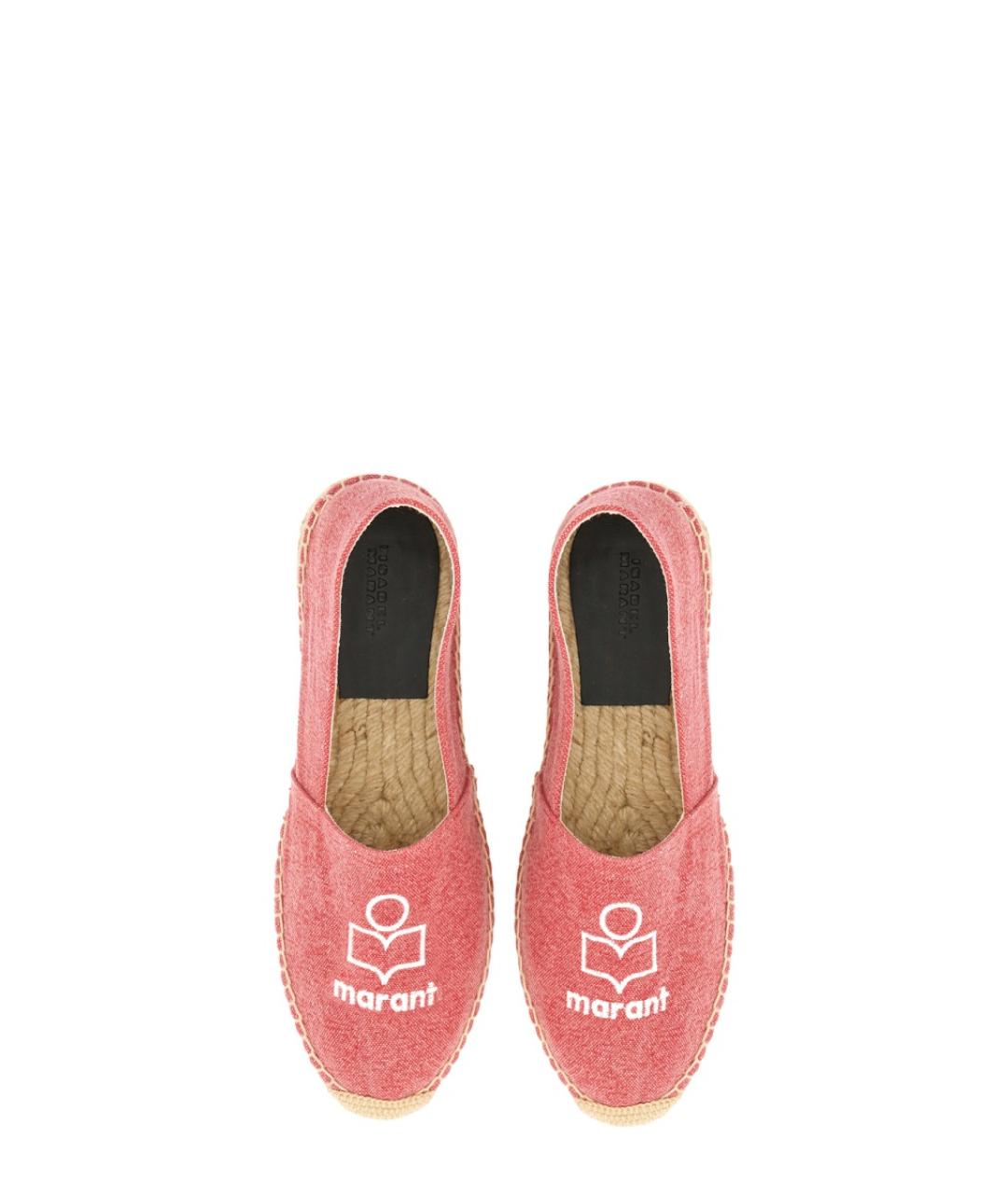 ISABEL MARANT Розовые текстильные эспадрильи, фото 6