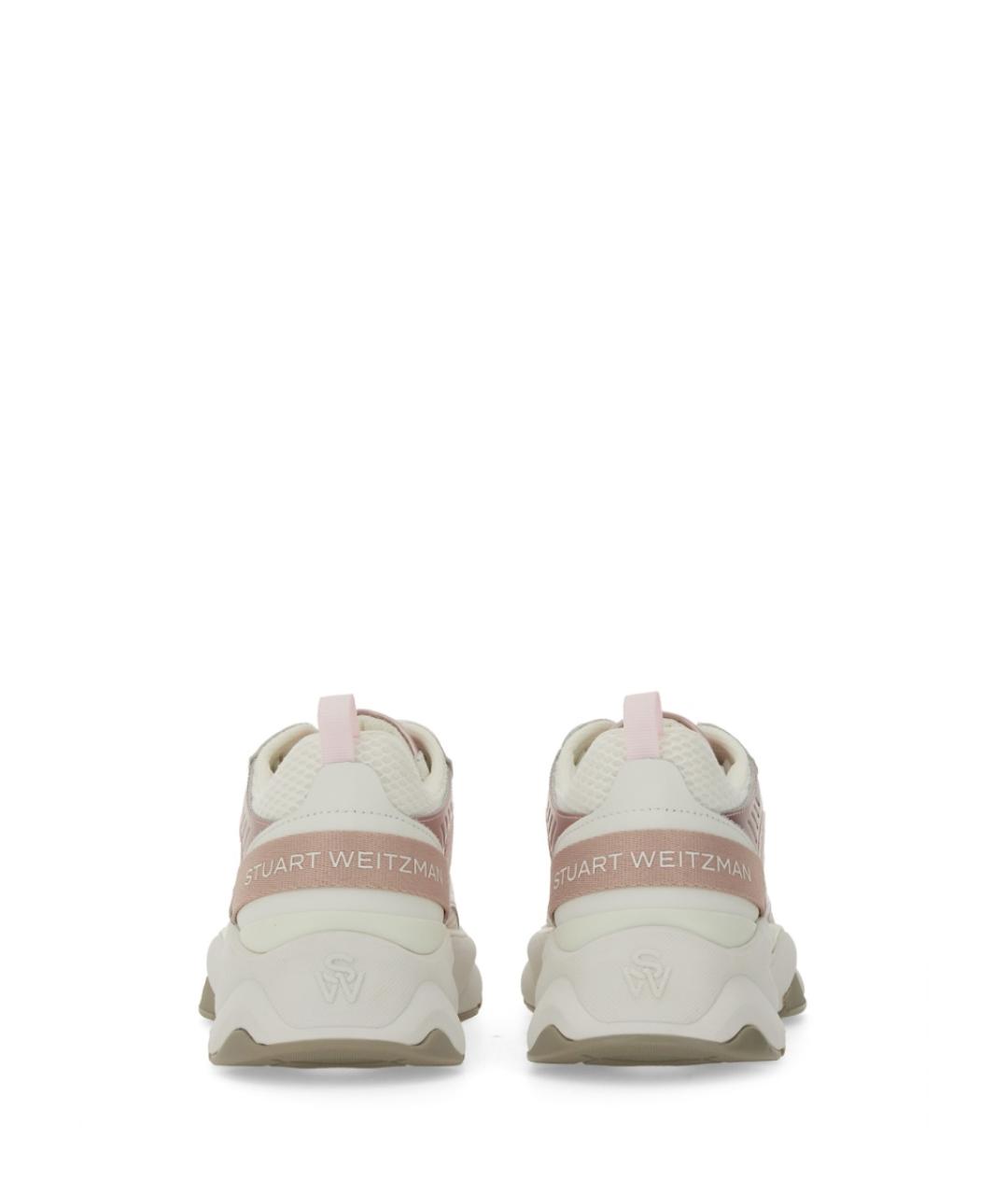 STUART WEITZMAN Белые кроссовки, фото 3