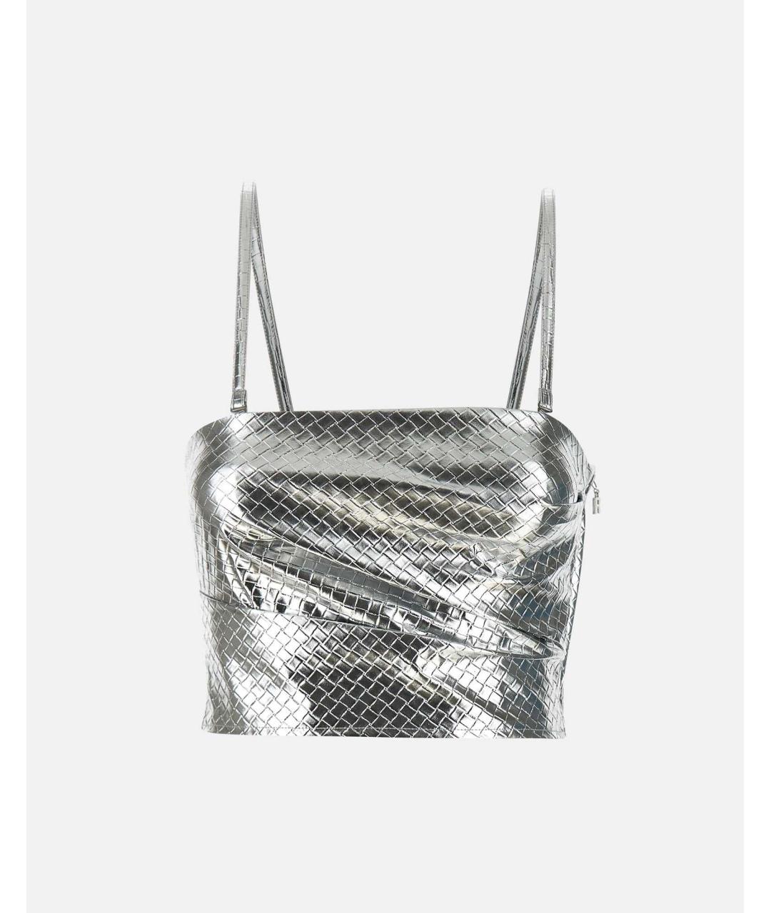 ROTATE Серебряная полиэстеровая майка, фото 6