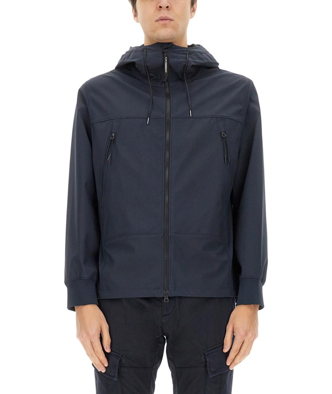 CP COMPANY Синяя полиэстеровая куртка, фото 2
