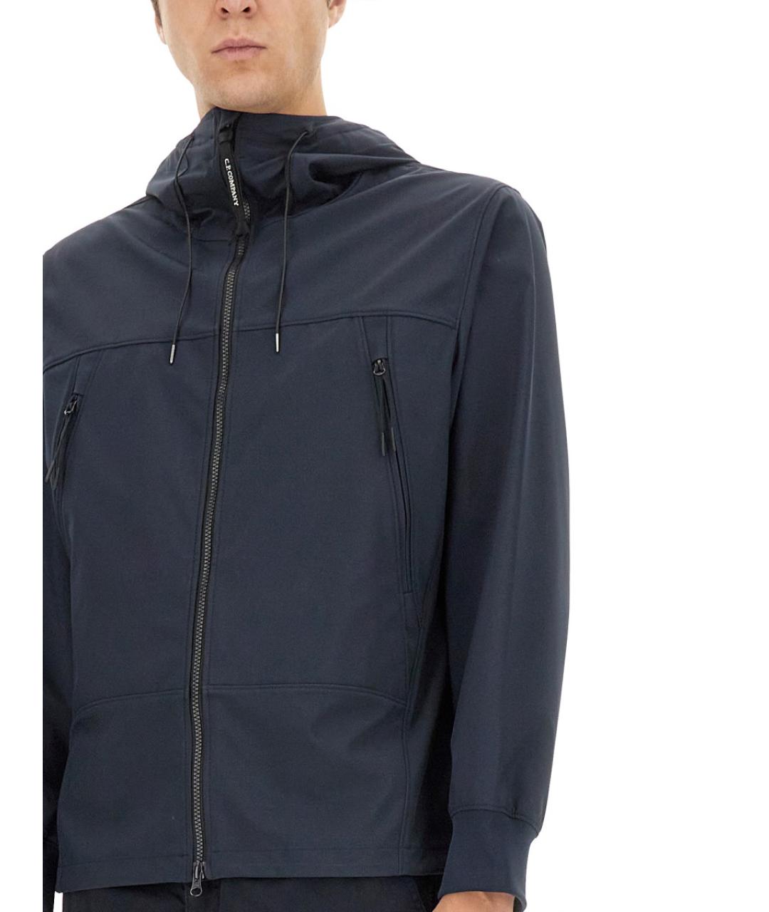 CP COMPANY Синяя полиэстеровая куртка, фото 5