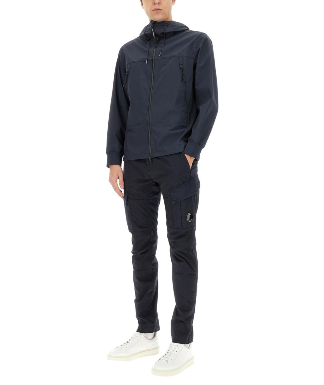 CP COMPANY Синяя полиэстеровая куртка, фото 3