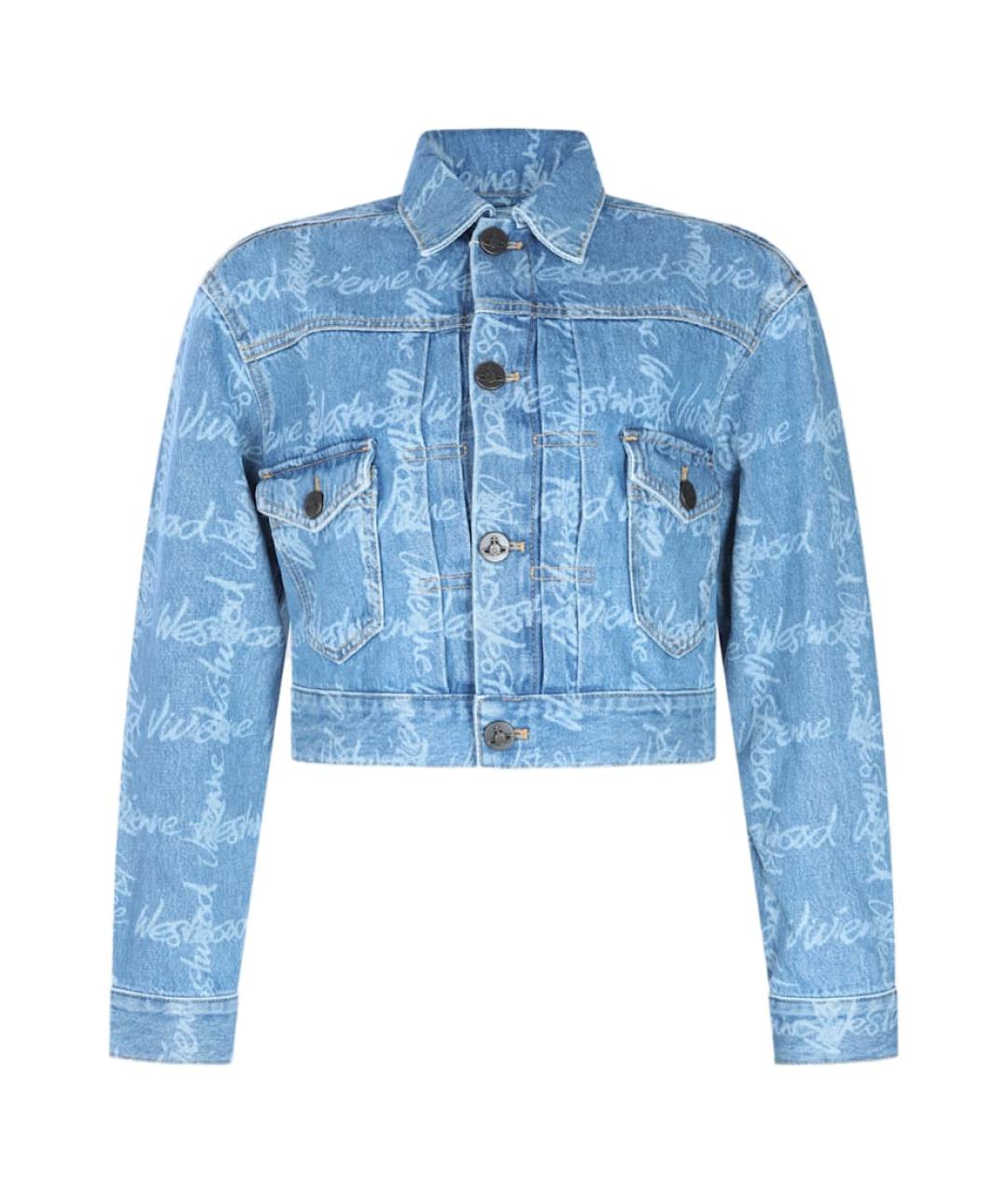 VIVIENNE WESTWOOD Синий хлопковый жакет/пиджак, фото 1