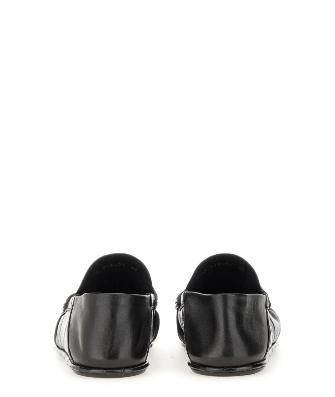 SAINT LAURENT Черные кожаные лоферы, фото 3