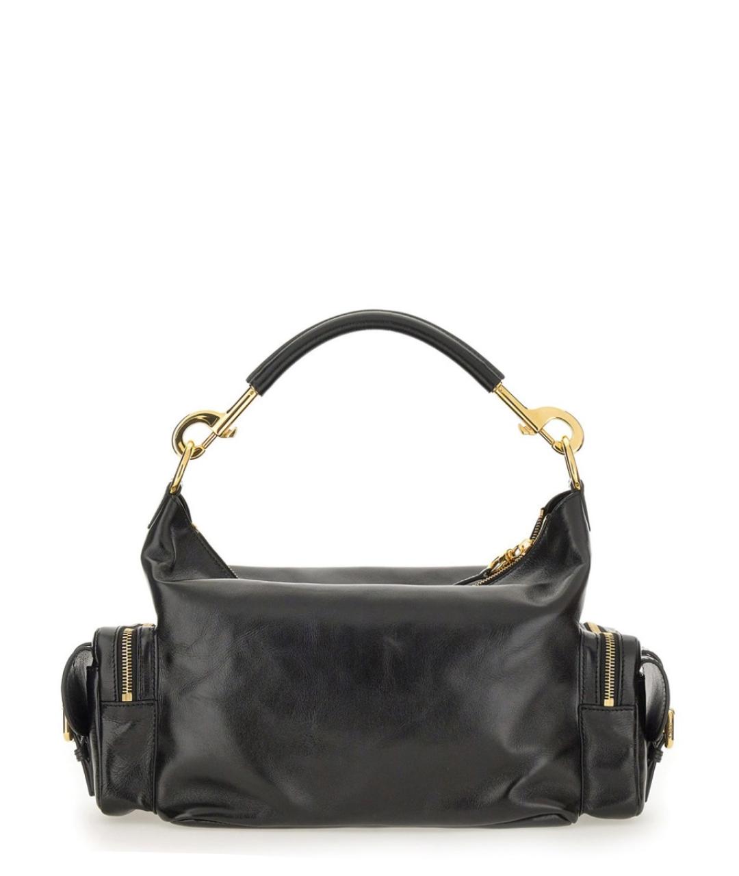 CHLOE Черная кожаная сумка тоут, фото 4