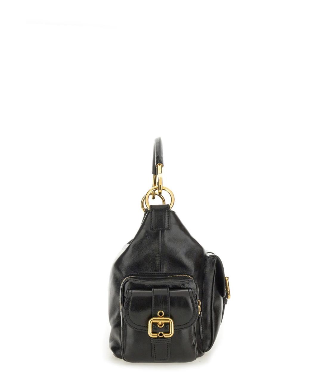 CHLOE Черная кожаная сумка тоут, фото 3