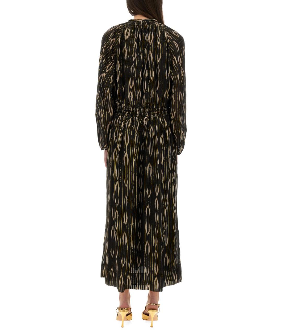 ISABEL MARANT Черное шелковое повседневное платье, фото 4
