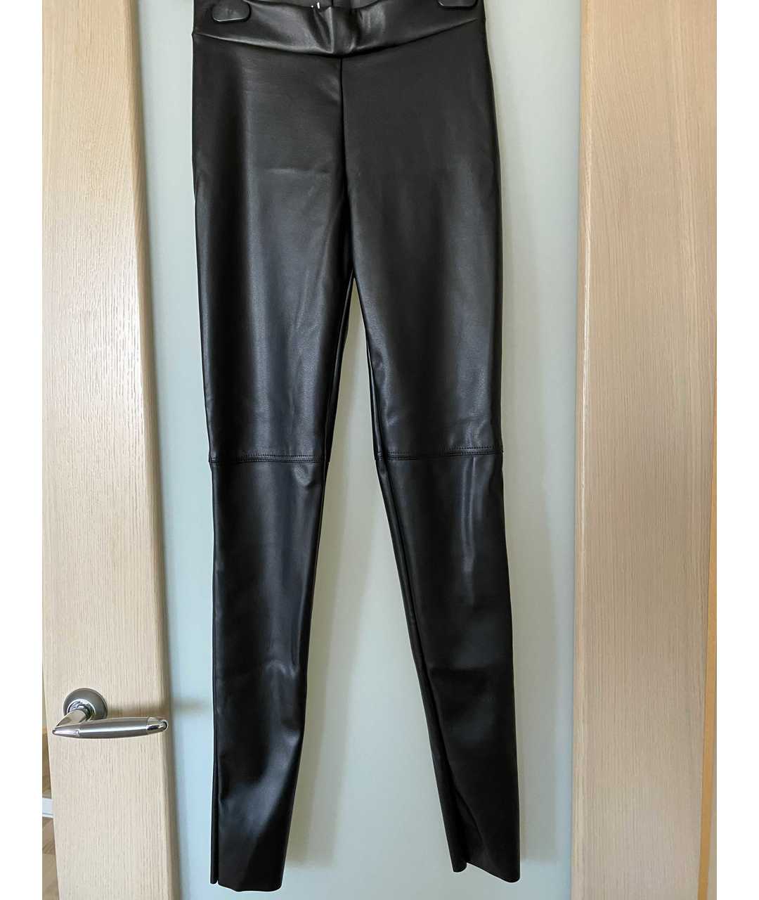 WOLFORD Черные полиамидовые брюки узкие, фото 5