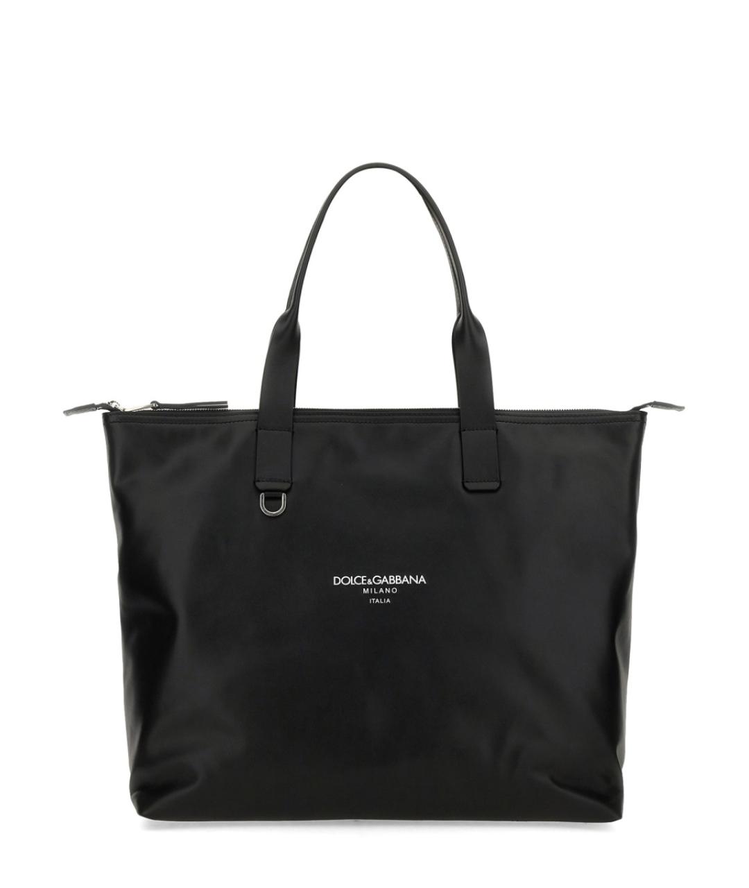 DOLCE&GABBANA Черная сумка тоут, фото 1