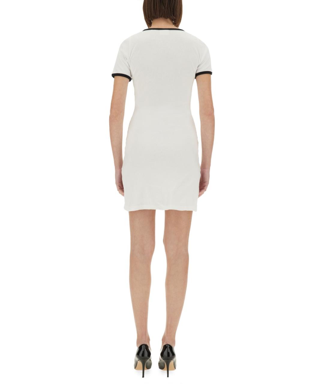 COURREGES Белое хлопковое повседневное платье, фото 4