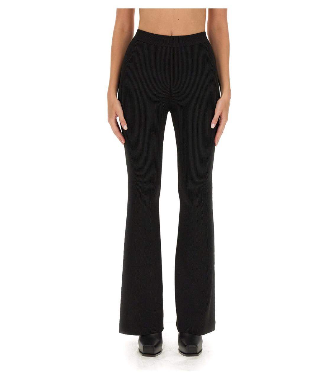 STELLA MCCARTNEY Черные вискозные прямые брюки, фото 5