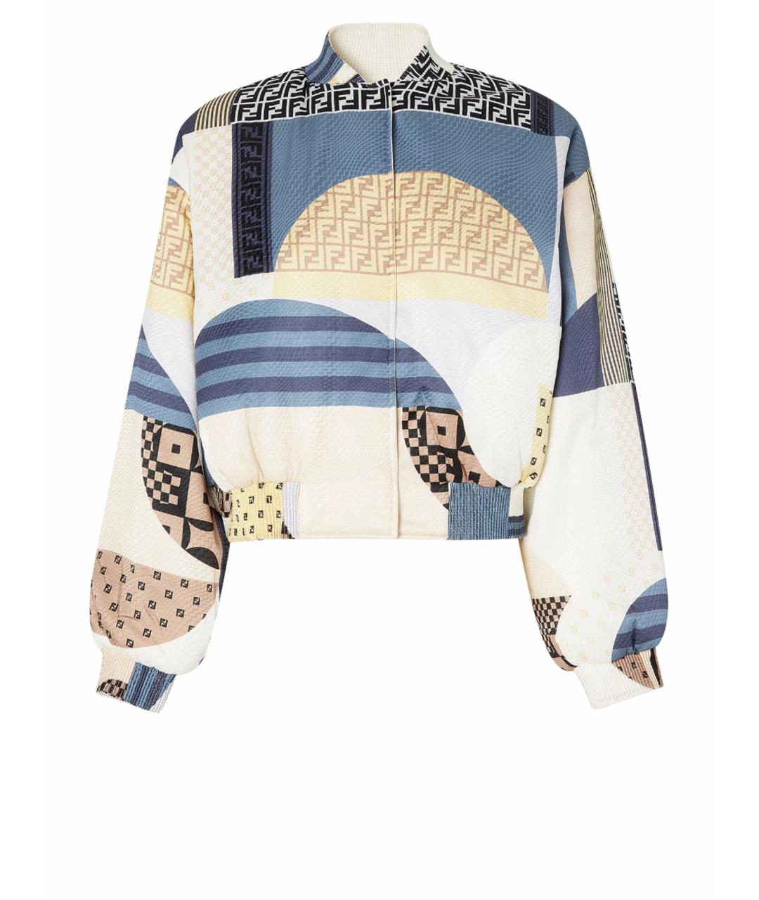 FENDI Мульти шелковый жакет/пиджак, фото 1