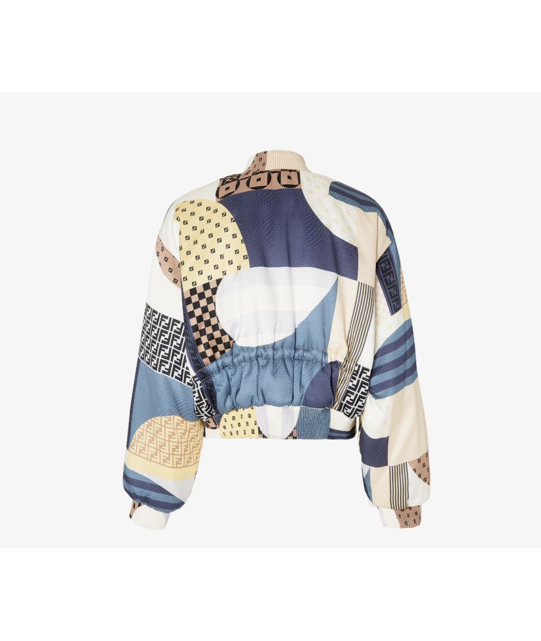 FENDI Мульти шелковый жакет/пиджак, фото 6