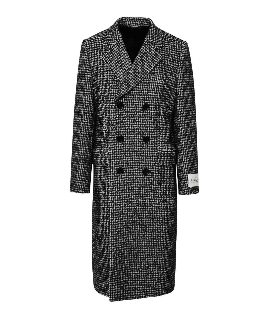 DOLCE&GABBANA Мульти полиэстеровое пальто, фото 1