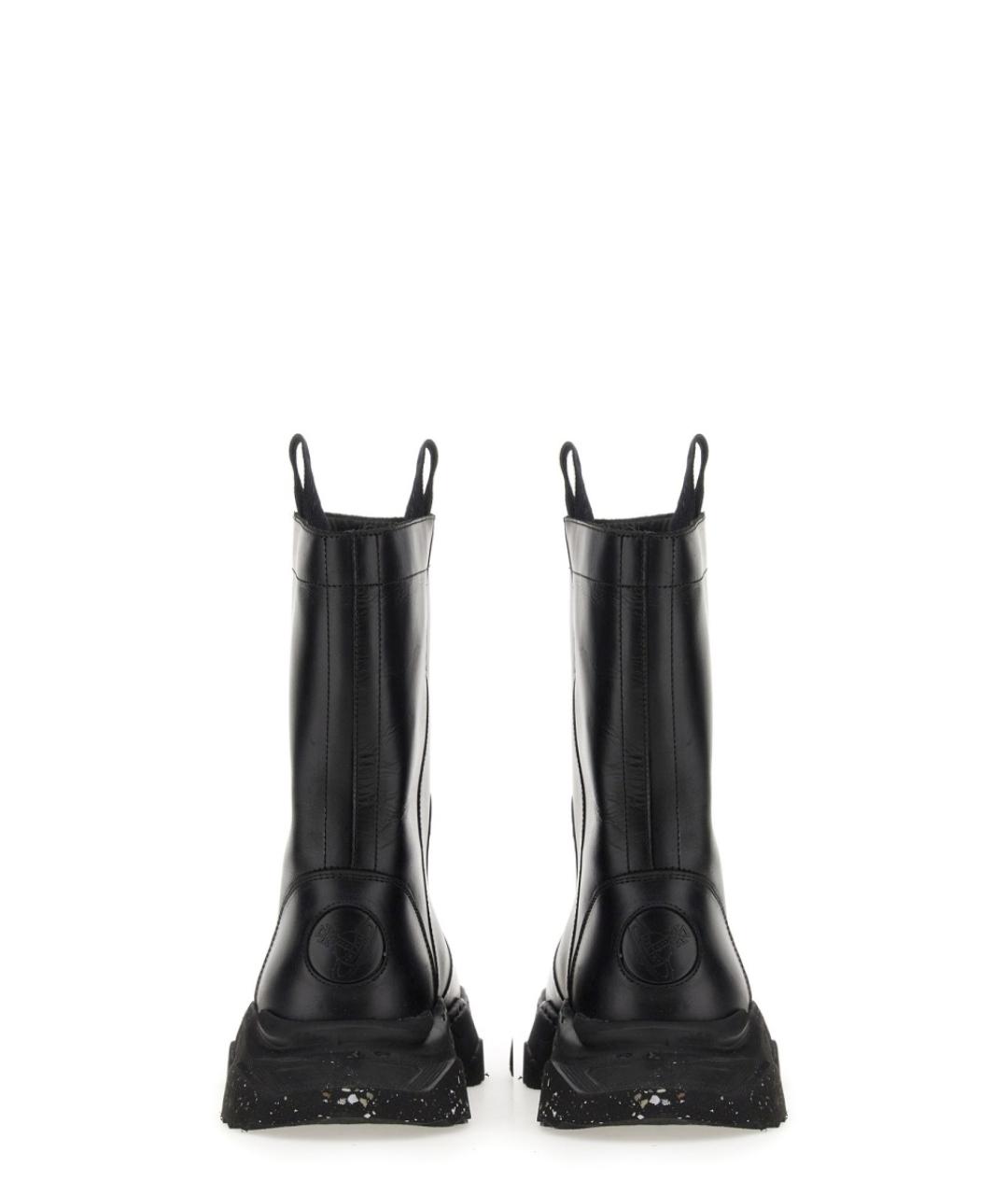 VIVIENNE WESTWOOD Черные высокие ботинки, фото 4