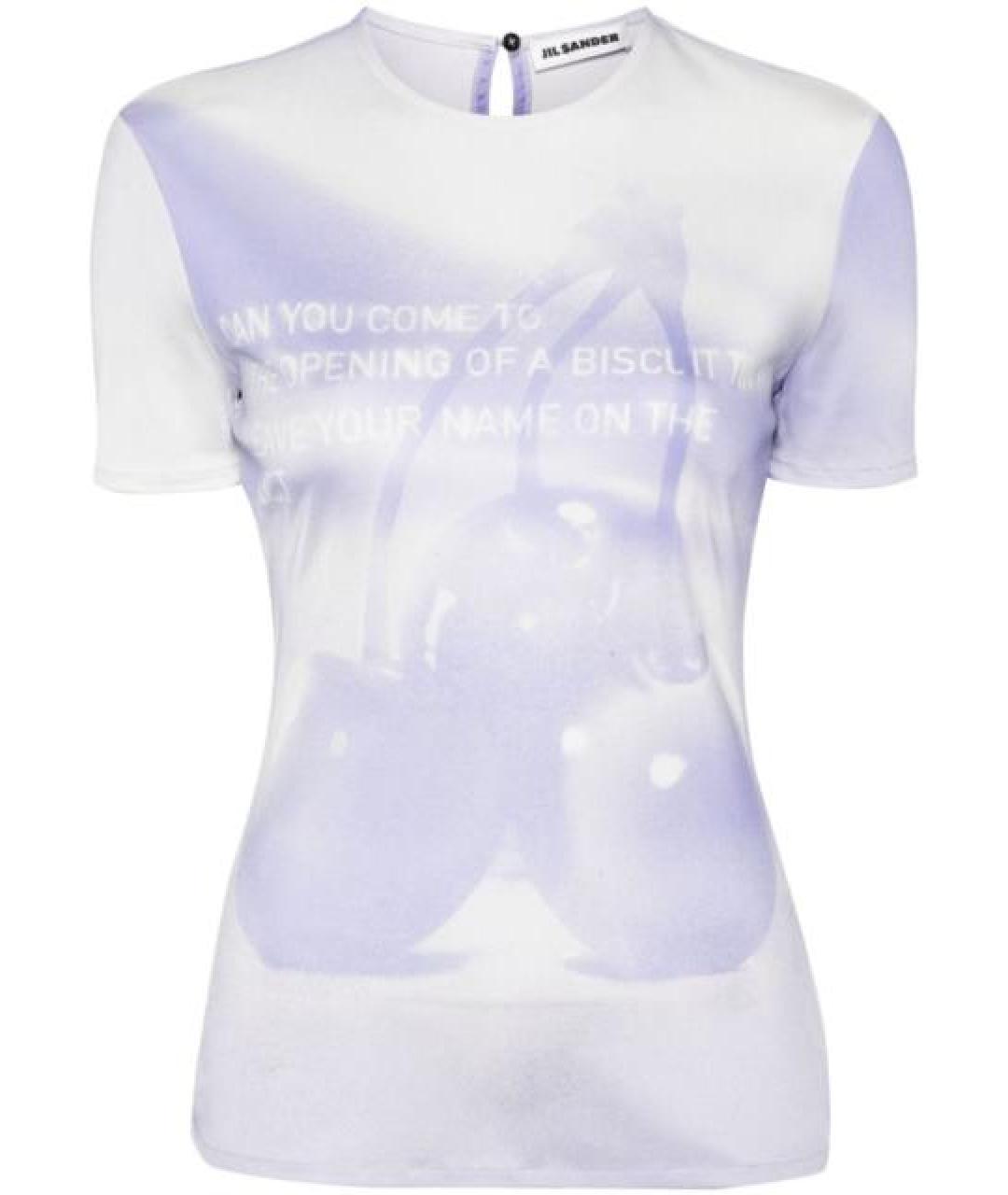 JIL SANDER Мульти вискозная футболка, фото 1