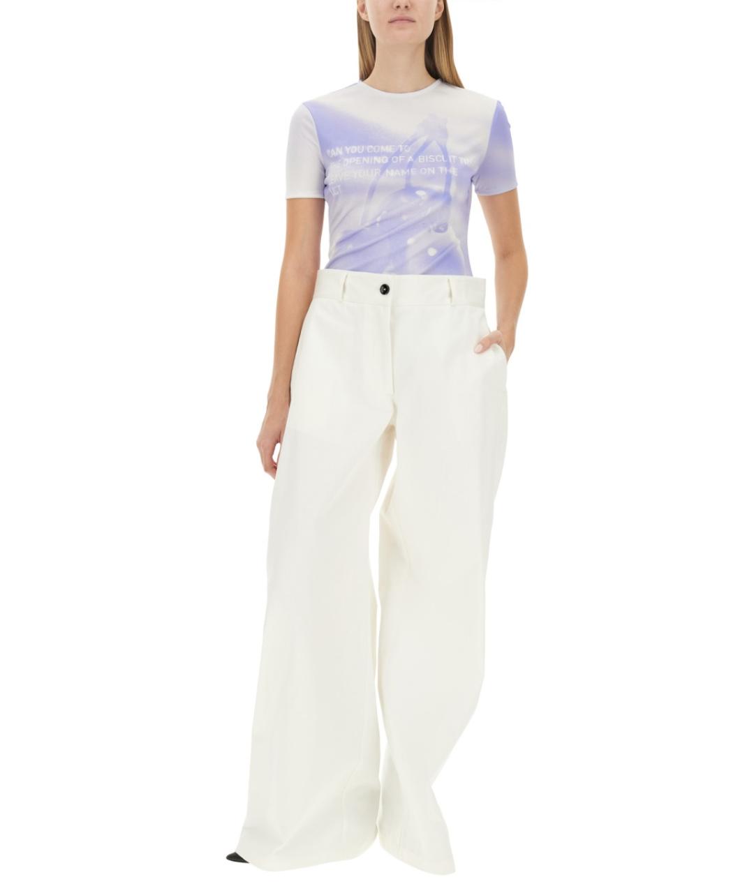 JIL SANDER Мульти вискозная футболка, фото 3