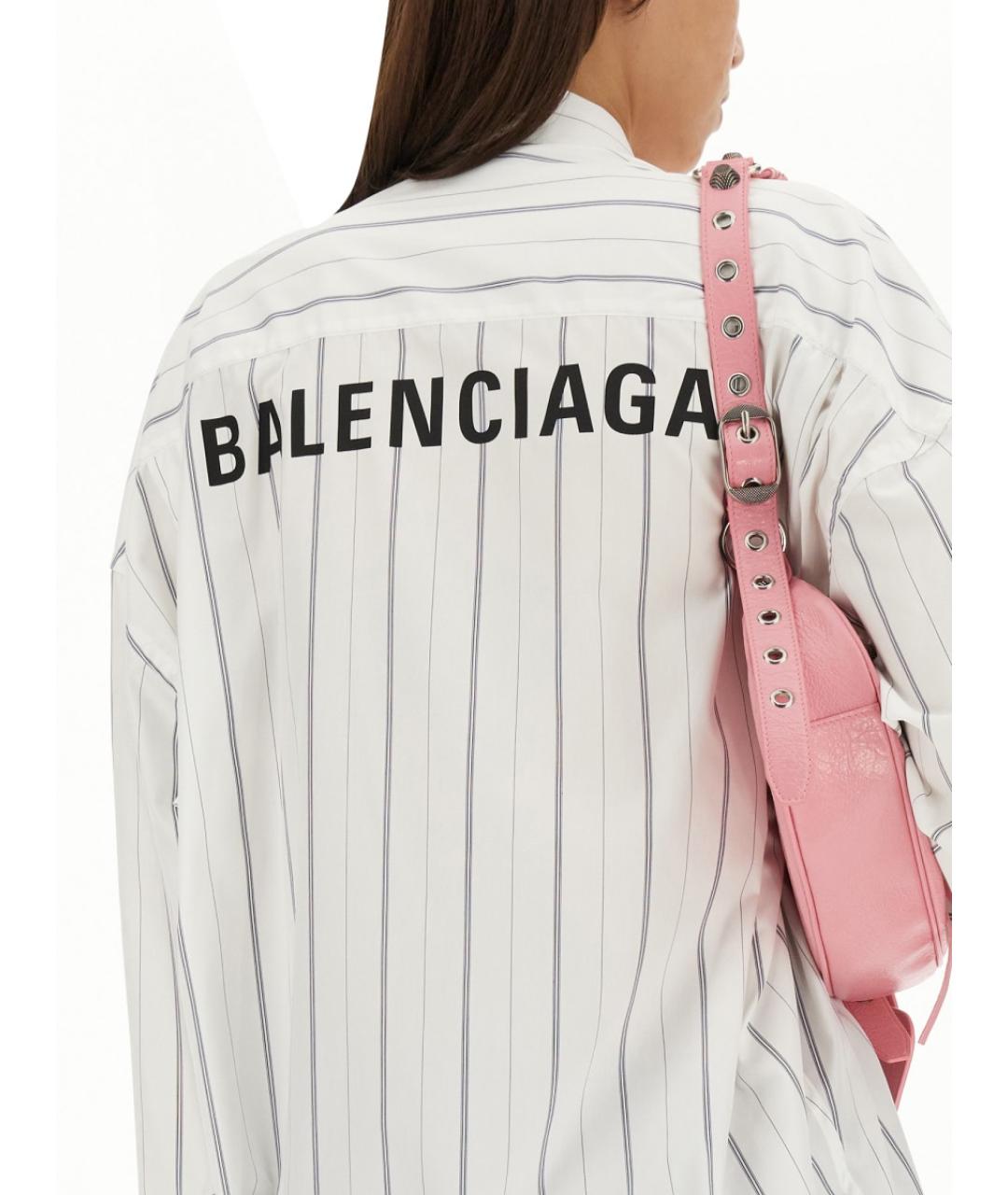 BALENCIAGA Белая хлопковая рубашка, фото 6