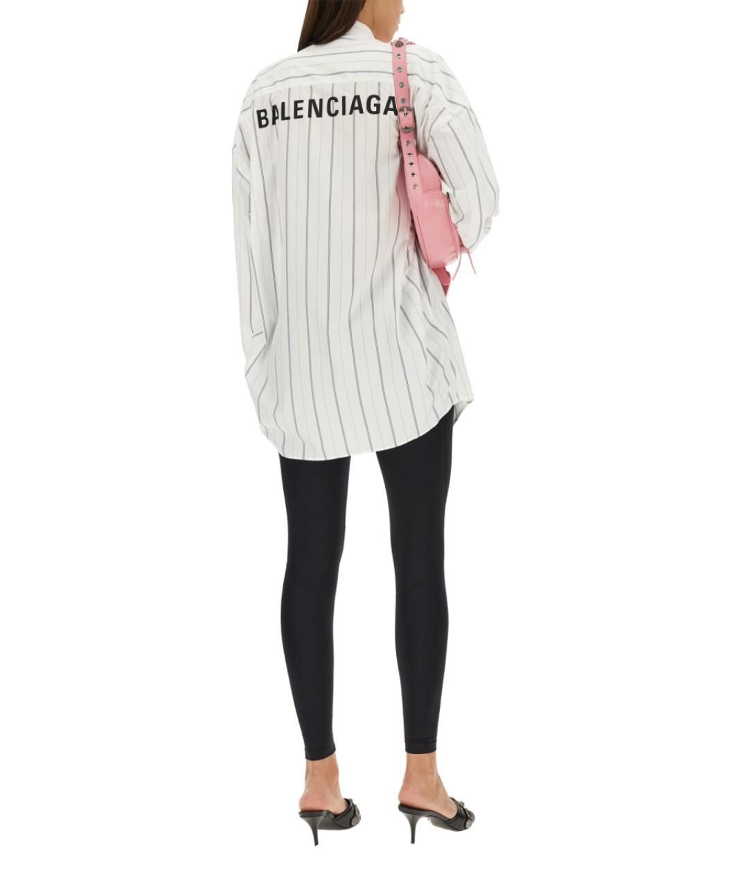 BALENCIAGA Белая хлопковая рубашка, фото 3