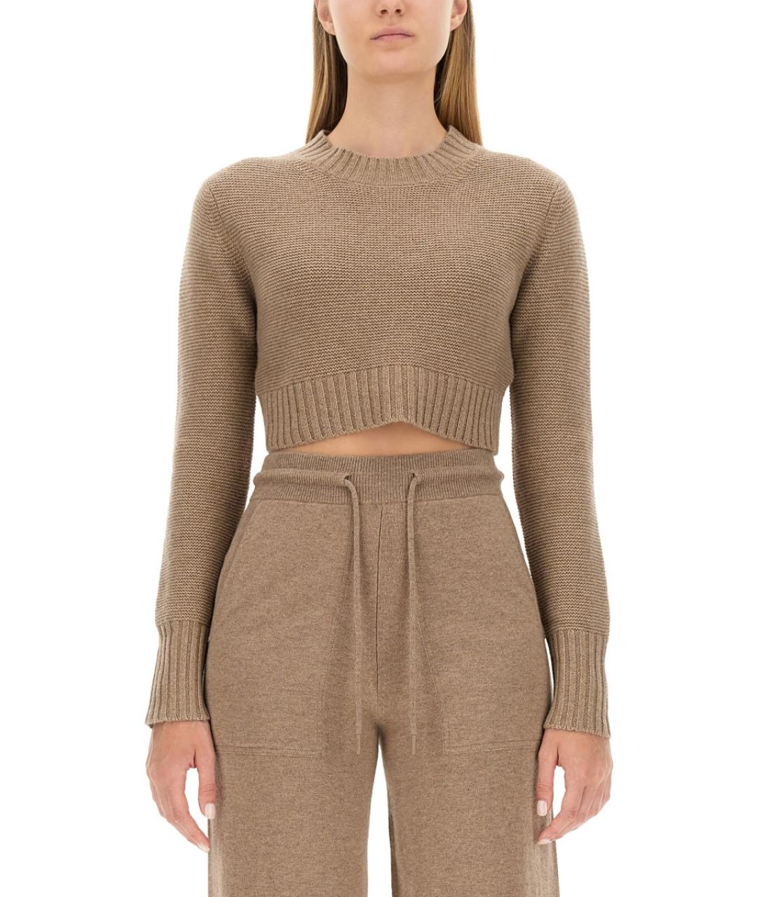 MAX MARA Бежевый кашемировый джемпер / свитер, фото 2